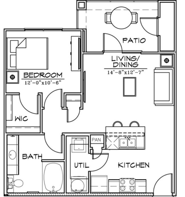 Unit 728 floor plan